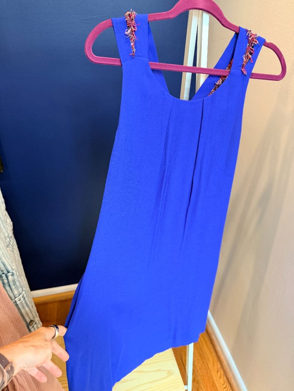 Blue Dress with pockets